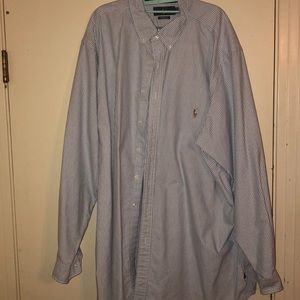RALPH LAUREN long sleeve 3XLT button down shirt